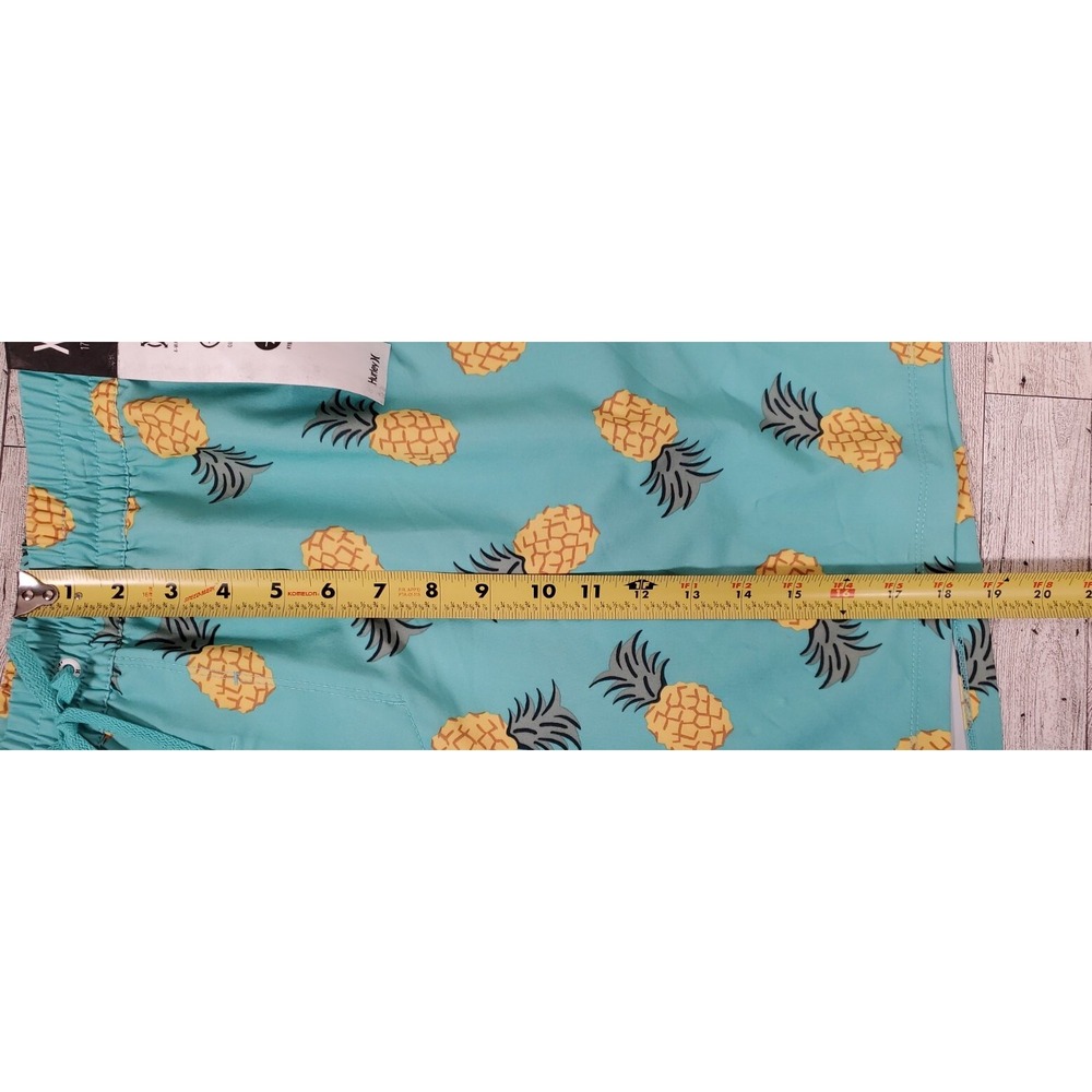 Hurley Windnsea Pineapple 2 Volley Green 17" Swim Trunks Boardshorts Size 2X - Picture 3 of 13